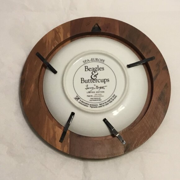 Franklin Mint  Beagles & Buttercups Limited Edition Numbered Collector's Plate - Picture 4 of 7